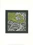 Exotic Woodblock In Green V by Chariklia Zarris Limited Edition Print