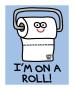 On A Roll Tp by Todd Goldman Limited Edition Pricing Art Print