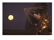 The Full Moon Rises Near A Satellite Dish by Joe Scherschel Limited Edition Pricing Art Print