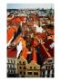 Looking Over Old Town Towards Church Of St. Gall, Prague, Czech Republic by Jonathan Smith Limited Edition Print
