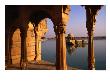 Gadi Sagar Tank, Built In 1367, Once Jaisalmer's Sole Water Supply, Jaisalmer, Rajasthan, India by Dallas Stribley Limited Edition Print