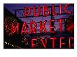 Pike Place Market Neon Sign, Seattle, Washington, Usa by Lawrence Worcester Limited Edition Print