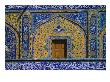 Detail Of Tiled Facade Of Abul Al Fadhil Al Abbasi Shrine, Karbala, Karbala, Iraq by Jane Sweeney Limited Edition Print
