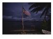 The American National Flag Sways In The Breeze At Twilight by Randy Olson Limited Edition Pricing Art Print