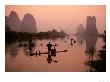 Trout Fishing Before Sunrise, Yangshou, South China by Jacob Halaska Limited Edition Print
