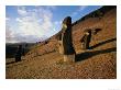 Statues At Easter Island, Chile by Walter Bibikow Limited Edition Print