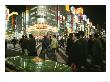 Pedestrians Cross A Crowded Tokyo Street At Night by Eightfish Limited Edition Print
