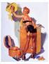 Pin-Up Girl With Cowboy Hat by Joyce Ballantyne Limited Edition Pricing Art Print