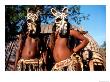 Zulu Zebra Masked Dancers, South Africa by Claudia Adams Limited Edition Print