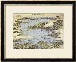 Map Of Shogama And Matsushima In Oshu by Katsushika Hokusai Limited Edition Print