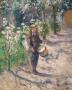Child With Drum, 1877 by Camille Pissarro Limited Edition Print