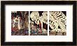 Mitsukini Defying The Skeleton Spectre, Circa 1845 by Kuniyoshi Limited Edition Print