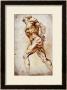 Anatomical Study: A Nude Striding To The Right His Hands Behind His Back by Peter Paul Rubens Limited Edition Print