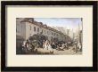 The Arrival Of A Stagecoach At The Terminus, Rue Notre-Dame-Des-Victoires, Paris, 1803 by Louis Leopold Boilly Limited Edition Print