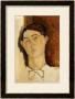 Tete De Jeune Homme, Possibly A Portrait Of Conrad Moricand by Amedeo Modigliani Limited Edition Print