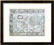World Map, From Le Theatre Du Monde Or Nouvel Atlas, 1645 by Willem Janszoon Blaeu Limited Edition Pricing Art Print
