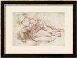 Study Of Three Male Figures by Michelangelo Buonarroti Limited Edition Print