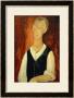 Young Man With A Black Waistcoat, 1912 by Amedeo Modigliani Limited Edition Print