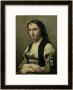 The Woman With The Pearl, Circa 1842 by Jean-Baptiste-Camille Corot Limited Edition Print