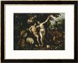 Eve Tempting Adam, The Creation Of Eve And The Expulsion From Paradise Beyond by Hendrik De Clerck Limited Edition Pricing Art Print