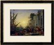 Cleopatra Disembarking At Tarsus, 1642 by Claude Lorrain Limited Edition Pricing Art Print