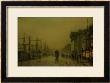 Liverpool Docks Customs House And Salthouse Docks, Liverpool by John Atkinson Grimshaw Limited Edition Print