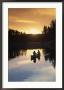 People Canoeing, Basswood Lake, Boundary Waters by Wiley & Wales Limited Edition Pricing Art Print