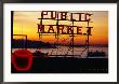 Pike Place Market Sign, Seattle, Washington, Usa by Lawrence Worcester Limited Edition Print