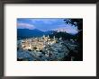 City With Fortress And Castle At Dusk, Salzburg, Austria by Chris Mellor Limited Edition Print
