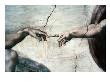 Detail Of Hands From Creation Of Adam by Michelangelo Buonarroti Limited Edition Print