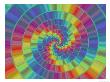 Abstract Multi-Coloured Spiral Design by Albert Klein Limited Edition Pricing Art Print