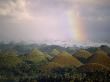 Rainbow Over The Chocolate Hills, Bohol Island, Bohol, Philippines, Central Visayas by John Pennock Limited Edition Print