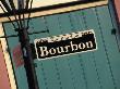 Street Sign For Bourbon Street New Orleans, Louisiana, Usa by John Hay Limited Edition Print