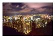 Hong Kong Skyline From Victoria Mountain, China by Bill Bachmann Limited Edition Print