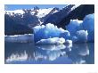 Icebergs At Portage Glacier, Alaska, Usa by Bill Bachmann Limited Edition Print