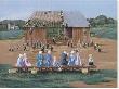 Barn Raising by Ann Mount Limited Edition Print