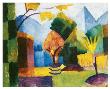 Garden On The Lake by Auguste Macke Limited Edition Pricing Art Print