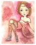 Pink Girl by Lealand Eve Limited Edition Pricing Art Print