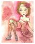 Pink Girl by Lealand Eve Limited Edition Print