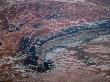 Aerial View Of Lesser Flamingos, Lake Natron, Tanzania by Anup Shah Limited Edition Print