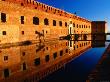 Reflection Of Fort Jefferson Entrance, Dry Tortugas National Park, Florida by Eddie Brady Limited Edition Print