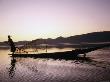 Fisherman On Inle Lake At Sunset, Myanmar by Alain Evrard Limited Edition Print