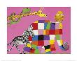 Elmer's Friends Are All Different by David Mckee Limited Edition Print