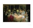 The End Of Dinner, 1913 by Jules-Alexandre Grun Limited Edition Pricing Art Print