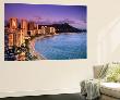 Diamond Head And Waikiki At Twilight, Waikiki, Oahu, Hawaii, Usa by Ann Cecil Limited Edition Pricing Art Print