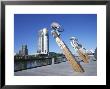 Sculpture Work By Yarra River, Crown Casino, Melbourne, Victoria, Australia by Ken Gillham Limited Edition Print