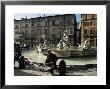 Fountain In The Piazza Navona, Rome, Lazio, Italy by Michael Newton Limited Edition Pricing Art Print