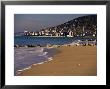 View From Pointe De Cabourg Of Houlgate, Cote Fleurie, Basse Normandie, France by David Hughes Limited Edition Print