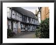 Half Timbered Tudor Buildings, Malt Mill Lane, Alcester, Warwickshire, Midlands, England by David Hughes Limited Edition Print
