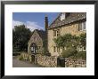 Stone Cottages, Lower Slaughter, The Cotswolds, Gloucestershire, England, United Kingdom by David Hughes Limited Edition Print